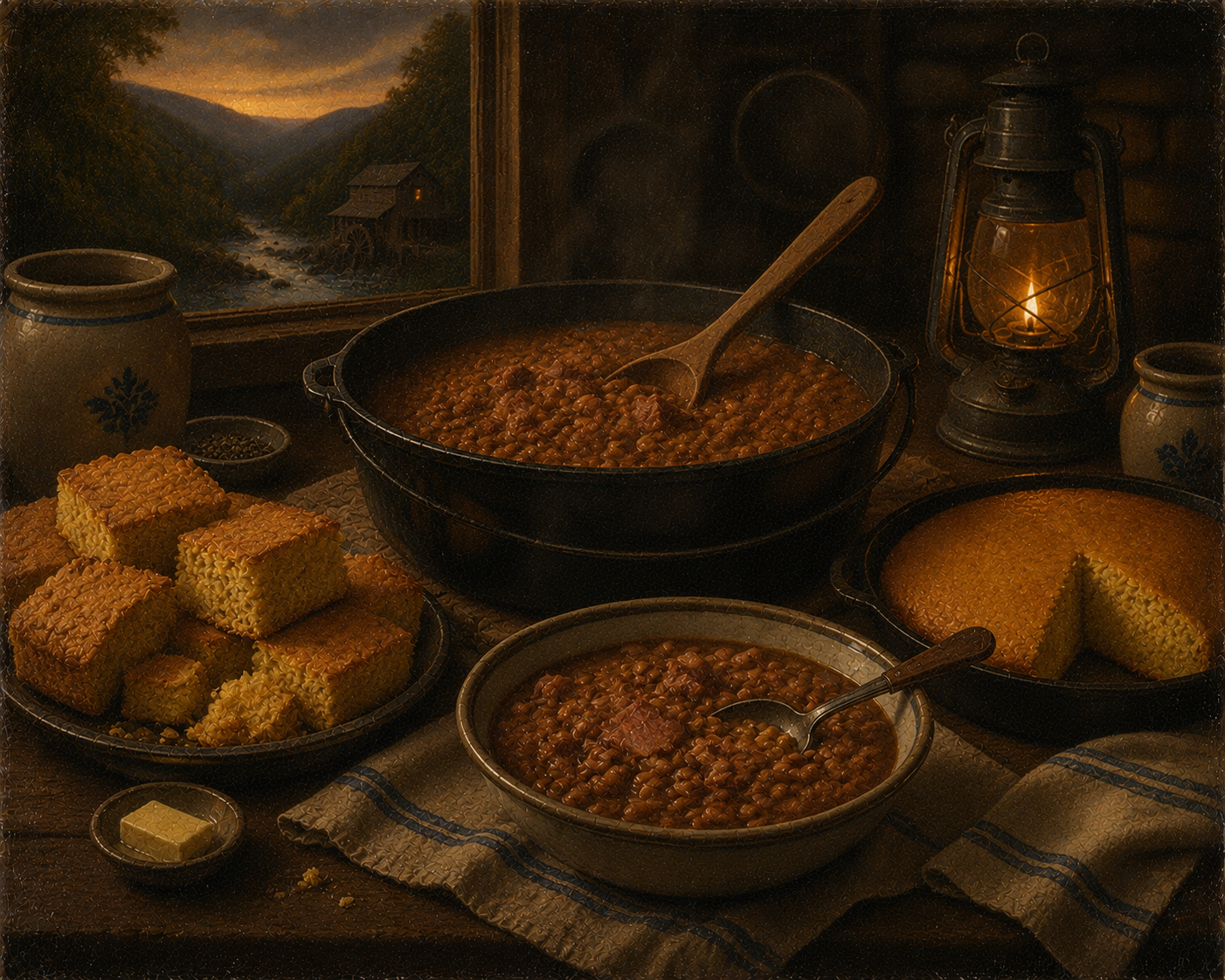Beans and Cornbread